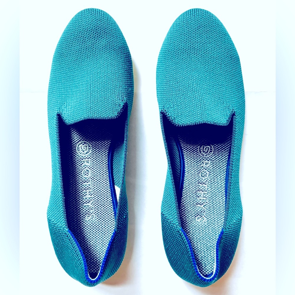 Rothy’s Turquoise Original Loafer in size 8.5
